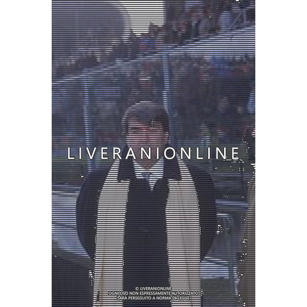 DIAP-RETROSPETTIVA ALDO SPINELLI PRESIDENTE GENOA CALCIO NELLA FOTO ALDO SPINELLI PRESIDENTE DEL GENOA CALCIO NELL\'ANNO 1992-1993 AG ALDO LIVERANI SAS