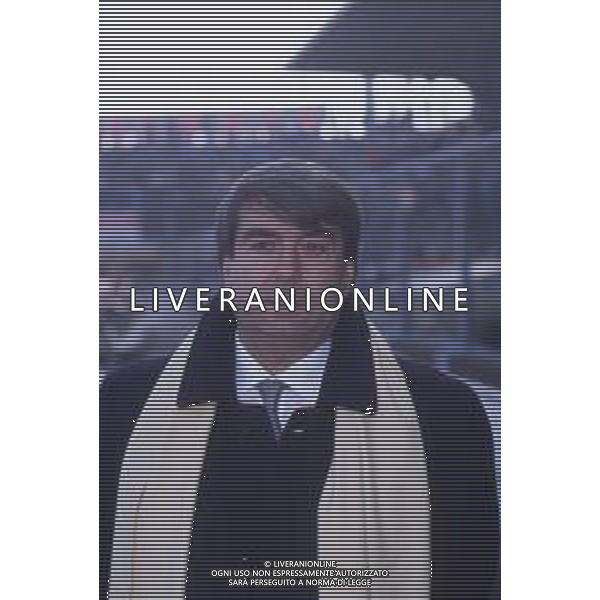 DIAP-RETROSPETTIVA ALDO SPINELLI PRESIDENTE GENOA CALCIO NELLA FOTO ALDO SPINELLI PRESIDENTE DEL GENOA CALCIO NELL\'ANNO 1992-1993 AG ALDO LIVERANI SAS