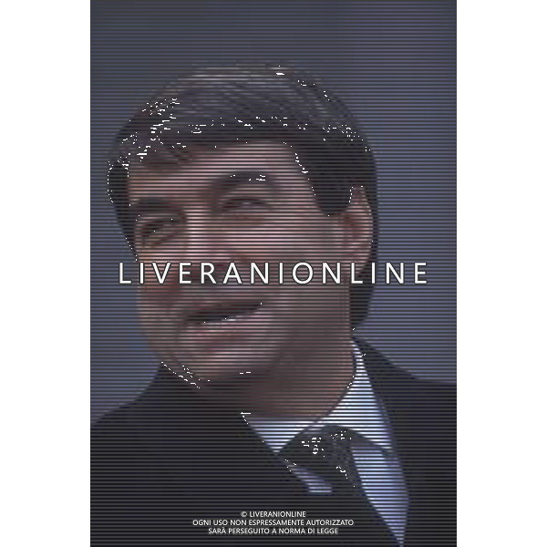 DIAP-RETROSPETTIVA ALDO SPINELLI PRESIDENTE GENOA CALCIO NELLA FOTO ALDO SPINELLI PRESIDENTE DEL GENOA CALCIO NELL\'ANNO 1992-1993 AG ALDO LIVERANI SAS
