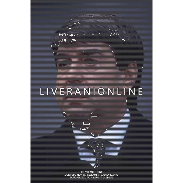 DIAP-RETROSPETTIVA ALDO SPINELLI PRESIDENTE GENOA CALCIO NELLA FOTO ALDO SPINELLI PRESIDENTE DEL GENOA CALCIO NELL\'ANNO 1992-1993 AG ALDO LIVERANI SAS