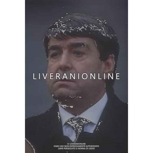 DIAP-RETROSPETTIVA ALDO SPINELLI PRESIDENTE GENOA CALCIO NELLA FOTO ALDO SPINELLI PRESIDENTE DEL GENOA CALCIO NELL\'ANNO 1992-1993 AG ALDO LIVERANI SAS