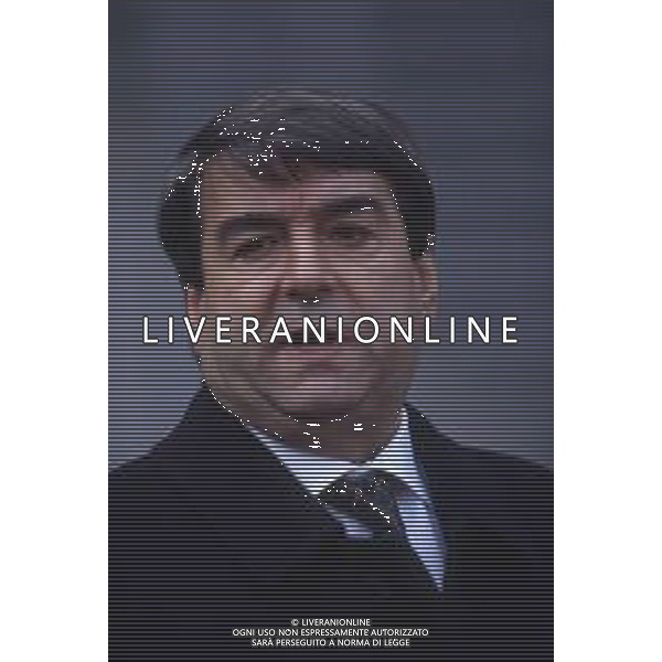 DIAP-RETROSPETTIVA ALDO SPINELLI PRESIDENTE GENOA CALCIO NELLA FOTO ALDO SPINELLI PRESIDENTE DEL GENOA CALCIO NELL\'ANNO 1992-1993 AG ALDO LIVERANI SAS