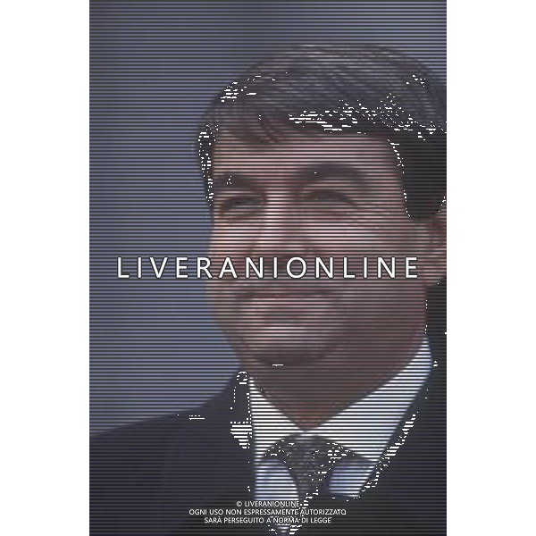 DIAP-RETROSPETTIVA ALDO SPINELLI PRESIDENTE GENOA CALCIO NELLA FOTO ALDO SPINELLI PRESIDENTE DEL GENOA CALCIO NELL\'ANNO 1992-1993 AG ALDO LIVERANI SAS