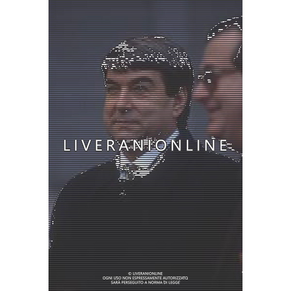 DIAP-RETROSPETTIVA ALDO SPINELLI PRESIDENTE GENOA CALCIO NELLA FOTO ALDO SPINELLI PRESIDENTE DEL GENOA CALCIO NELL\'ANNO 1992-1993 AG ALDO LIVERANI SAS