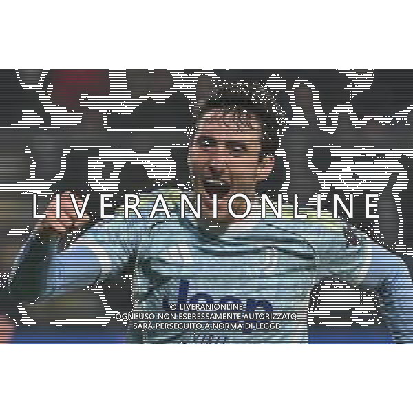 TVRG Cremonese vs Juventus nella foto Andrea Cambiaso (Juventus) esultanza dopo il gol del 2 a 0 Cremona 01-11-2025 Stadio Giovanni Zini Cremonese vs Juventus Campionato Serie A Enilive - 10a giornata foto Roberto Garavaglia/Agenzia Aldo Liverani sas