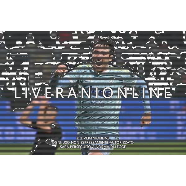 TVRG Cremonese vs Juventus nella foto Andrea Cambiaso (Juventus) esultanza dopo il gol del 2 a 0 Cremona 01-11-2025 Stadio Giovanni Zini Cremonese vs Juventus Campionato Serie A Enilive - 10a giornata foto Roberto Garavaglia/Agenzia Aldo Liverani sas