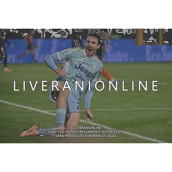 TVRG Cremonese vs Juventus nella foto Andrea Cambiaso (Juventus) esultanza dopo il gol del 2 a 0 Cremona 01-11-2025 Stadio Giovanni Zini Cremonese vs Juventus Campionato Serie A Enilive - 10a giornata foto Roberto Garavaglia/Agenzia Aldo Liverani sas