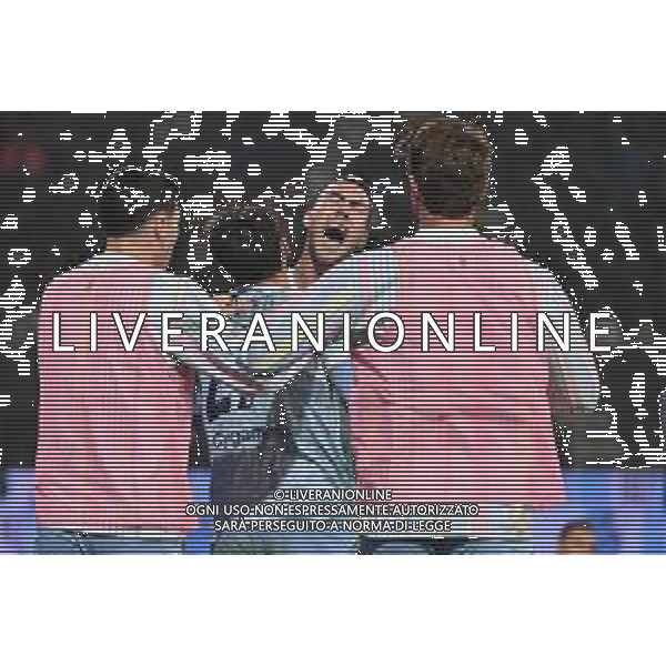 TVRG Cremonese vs Juventus nella foto giocatori Juventus esultanza dopo il gol del 2 a 0 Cremona 01-11-2025 Stadio Giovanni Zini Cremonese vs Juventus Campionato Serie A Enilive - 10a giornata foto Roberto Garavaglia/Agenzia Aldo Liverani sas