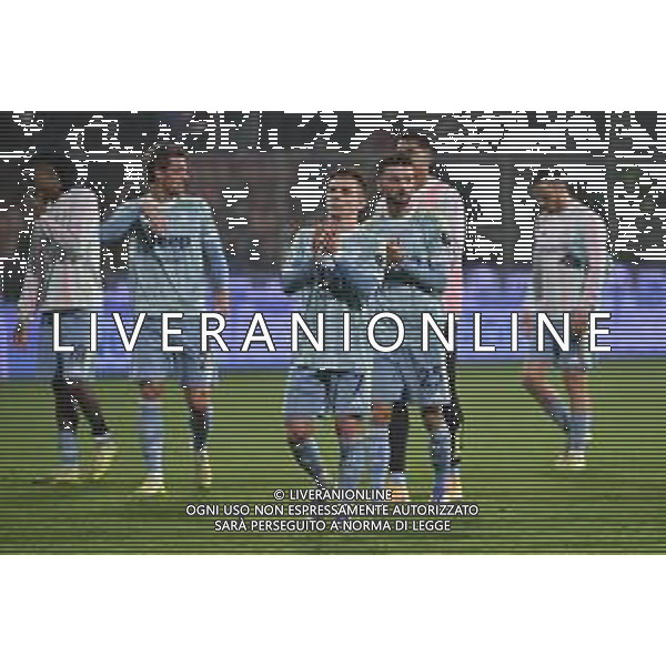 TVRG Cremonese vs Juventus nella foto esultanza finale Juventus Cremona 01-11-2025 Stadio Giovanni Zini Cremonese vs Juventus Campionato Serie A Enilive - 10a giornata foto Roberto Garavaglia/Agenzia Aldo Liverani sas