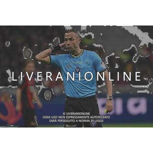 Milan vs Roma nella foto l\'arbitro Marco Guida di Torre Annunziata (NA) Milano 02-11-2025 Stadio Giuseppe Meazza - San Siro Milan vs Roma Campionato Serie A Enilive - 10a giornata foto Roberto Garavaglia/Agenzia Aldo Liverani sas