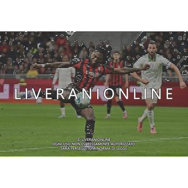 Milan vs Roma nella foto Rafael Leao (Milan) occasione da gol fallita Milano 02-11-2025 Stadio Giuseppe Meazza - San Siro Milan vs Roma Campionato Serie A Enilive - 10a giornata foto Roberto Garavaglia/Agenzia Aldo Liverani sas