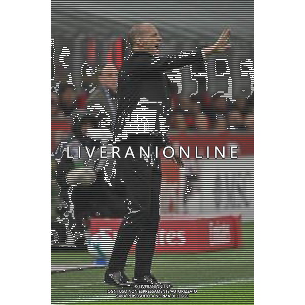 Milan vs Roma nella foto Massimiliano Allegri allenatore Milan Milano 02-11-2025 Stadio Giuseppe Meazza - San Siro Milan vs Roma Campionato Serie A Enilive - 10a giornata foto Roberto Garavaglia/Agenzia Aldo Liverani sas