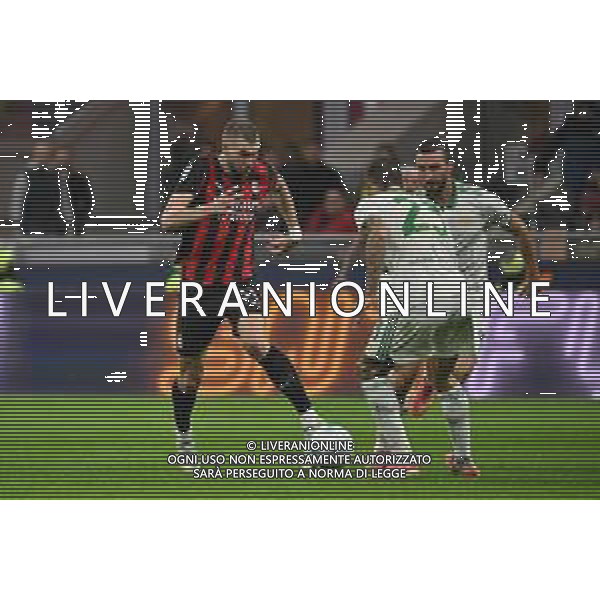 Milan vs Roma nella foto Strahinja Pavlovic (Milan) Milano 02-11-2025 Stadio Giuseppe Meazza - San Siro Milan vs Roma Campionato Serie A Enilive - 10a giornata foto Roberto Garavaglia/Agenzia Aldo Liverani sas