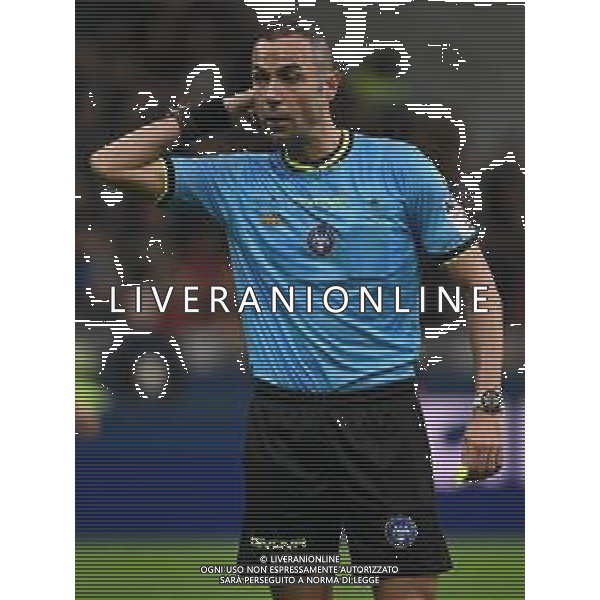 Milan vs Roma nella foto l\'arbitro Marco Guida di Torre Annunziata (NA) Milano 02-11-2025 Stadio Giuseppe Meazza - San Siro Milan vs Roma Campionato Serie A Enilive - 10a giornata foto Roberto Garavaglia/Agenzia Aldo Liverani sas