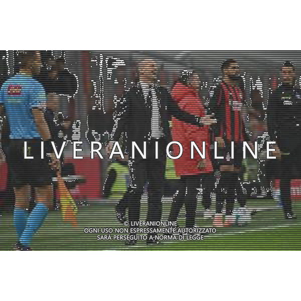 Milan vs Roma nella foto Massimiliano Allegri allenatore Milan Milano 02-11-2025 Stadio Giuseppe Meazza - San Siro Milan vs Roma Campionato Serie A Enilive - 10a giornata foto Roberto Garavaglia/Agenzia Aldo Liverani sas