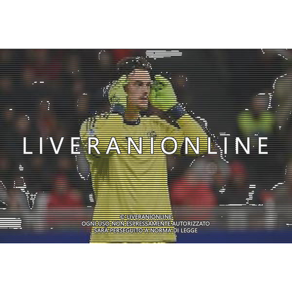 Milan vs Roma nella foto Mile Svilar (Roma) Milano 02-11-2025 Stadio Giuseppe Meazza - San Siro Milan vs Roma Campionato Serie A Enilive - 10a giornata foto Roberto Garavaglia/Agenzia Aldo Liverani sas