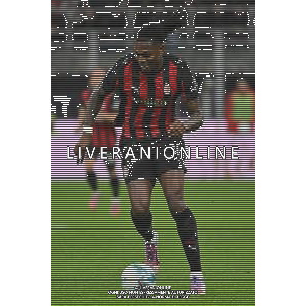 Milan vs Roma nella foto Rafael Leao (Milan) Milano 02-11-2025 Stadio Giuseppe Meazza - San Siro Milan vs Roma Campionato Serie A Enilive - 10a giornata foto Roberto Garavaglia/Agenzia Aldo Liverani sas