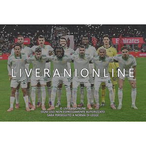 Milan vs Roma nella foto formazione Roma, in piedi da SX Bryan Cristante (Roma), Gianluca Mancini (Roma), Mario Hermoso (Roma), Obite Evan N\'Dicka (Roma) e Mile Svilar (Roma); in basso da SX Paulo Dybala (Roma), Matias Soulé (Roma), Manu Kouadio Koné (Roma), Mehmet Zeki Celik (Roma), Wesley Vinicius Franca (Roma) e Neil El Aynaoui (Roma) Milano 02-11-2025 Stadio Giuseppe Meazza - San Siro Milan vs Roma Campionato Serie A Enilive - 10a giornata foto Roberto Garavaglia/Agenzia Aldo Liverani sas