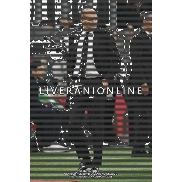 Milan vs Roma nella foto Massimiliano Allegri allenatore Milan Milano 02-11-2025 Stadio Giuseppe Meazza - San Siro Milan vs Roma Campionato Serie A Enilive - 10a giornata foto Roberto Garavaglia/Agenzia Aldo Liverani sas