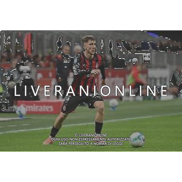 Milan vs Roma nella foto Alexis Saelemaekers (Milan) Milano 02-11-2025 Stadio Giuseppe Meazza - San Siro Milan vs Roma Campionato Serie A Enilive - 10a giornata foto Roberto Garavaglia/Agenzia Aldo Liverani sas