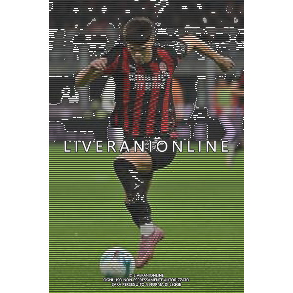 Milan vs Roma nella foto Davide Bartesaghi (Milan) Milano 02-11-2025 Stadio Giuseppe Meazza - San Siro Milan vs Roma Campionato Serie A Enilive - 10a giornata foto Roberto Garavaglia/Agenzia Aldo Liverani sas