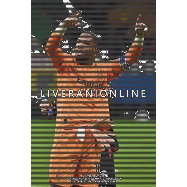 Milan vs Roma nella foto Mike Maignan (Milan) Milano 02-11-2025 Stadio Giuseppe Meazza - San Siro Milan vs Roma Campionato Serie A Enilive - 10a giornata foto Roberto Garavaglia/Agenzia Aldo Liverani sas