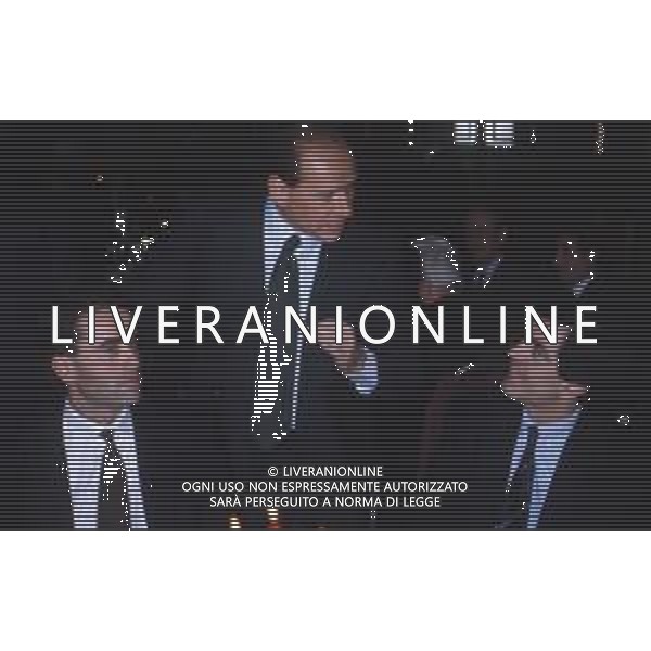 DIAP-RETROSPETTIVA SILVIO BERLUSCONI PRESIDENTE DEL MILAN CALCIO E POLITICO NELLA FOTO SILVIO BERLUSCONI NELL\'ANNO 1992-1993 A MILANO AG ALDO LIVERANI SAS