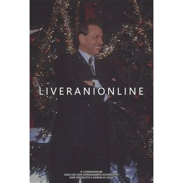 DIAP-RETROSPETTIVA SILVIO BERLUSCONI PRESIDENTE DEL MILAN CALCIO E POLITICO NELLA FOTO SILVIO BERLUSCONI NELL\'ANNO 1992-1993 A MILANO AG ALDO LIVERANI SAS