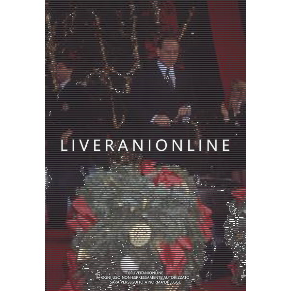 DIAP-RETROSPETTIVA SILVIO BERLUSCONI PRESIDENTE DEL MILAN CALCIO E POLITICO NELLA FOTO SILVIO BERLUSCONI NELL\'ANNO 1992-1993 A MILANO AG ALDO LIVERANI SAS