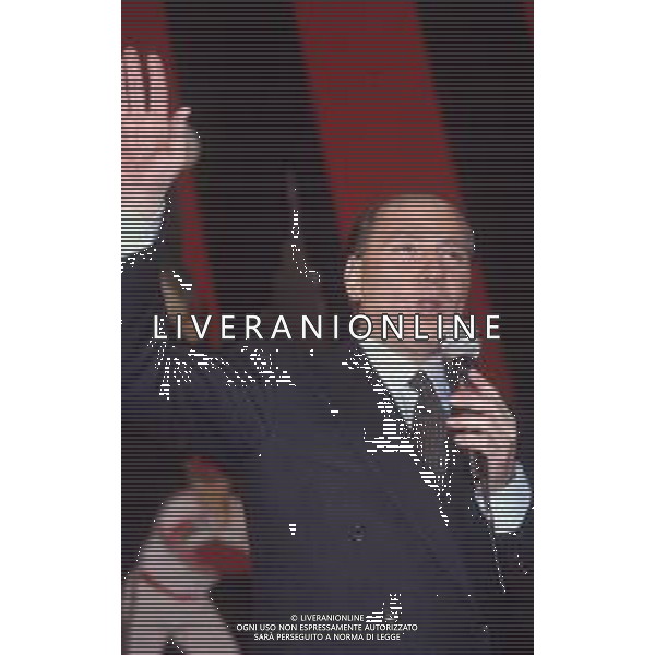 DIAP-RETROSPETTIVA SILVIO BERLUSCONI PRESIDENTE DEL MILAN CALCIO E POLITICO NELLA FOTO SILVIO BERLUSCONI NELL\'ANNO 1992-1993 A MILANO AG ALDO LIVERANI SAS