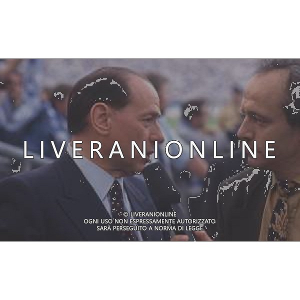 DIAP-RETROSPETTIVA SILVIO BERLUSCONI PRESIDENTE DEL MILAN CALCIO E POLITICO NELLA FOTO SILVIO BERLUSCONI NELL\'ANNO 1992-1993 AG ALDO LIVERANI SAS