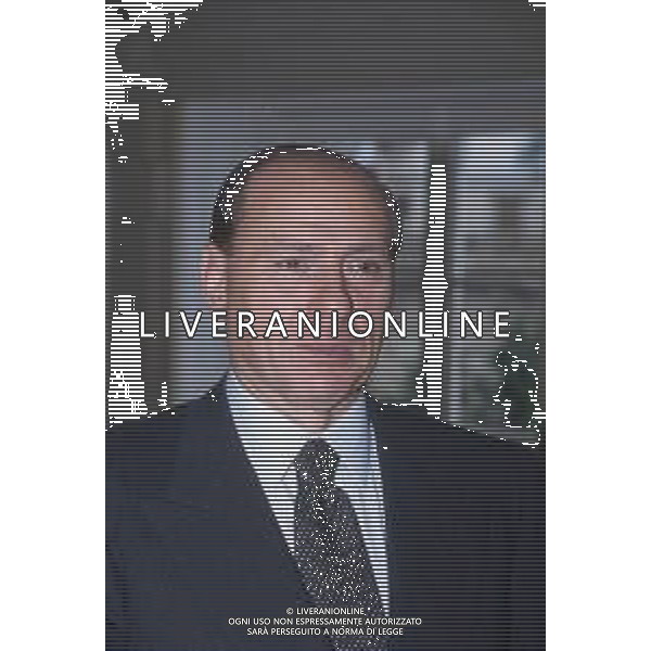 DIAP-RETROSPETTIVA SILVIO BERLUSCONI PRESIDENTE DEL MILAN CALCIO E POLITICO NELLA FOTO SILVIO BERLUSCONI NELL\'ANNO 1992-1993 A MILANO AG ALDO LIVERANI SAS