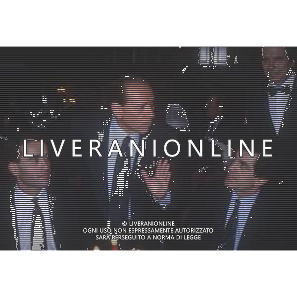 DIAP-RETROSPETTIVA SILVIO BERLUSCONI PRESIDENTE DEL MILAN CALCIO E POLITICO NELLA FOTO SILVIO BERLUSCONI NELL\'ANNO 1992-1993 A MILANO AG ALDO LIVERANI SAS