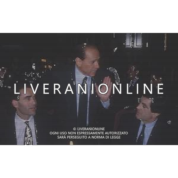 DIAP-RETROSPETTIVA SILVIO BERLUSCONI PRESIDENTE DEL MILAN CALCIO E POLITICO NELLA FOTO SILVIO BERLUSCONI NELL\'ANNO 1992-1993 A MILANO AG ALDO LIVERANI SAS