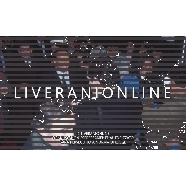 DIAP-RETROSPETTIVA SILVIO BERLUSCONI PRESIDENTE DEL MILAN CALCIO E POLITICO NELLA FOTO SILVIO BERLUSCONI NELL\'ANNO 1992-1993 A MILANO AG ALDO LIVERANI SAS