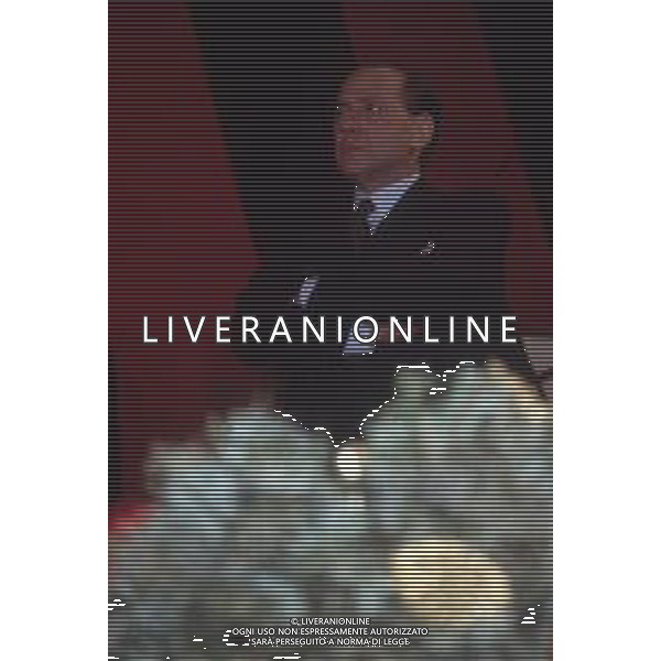DIAP-RETROSPETTIVA SILVIO BERLUSCONI PRESIDENTE DEL MILAN CALCIO E POLITICO NELLA FOTO SILVIO BERLUSCONI NELL\'ANNO 1992-1993 A MILANO AG ALDO LIVERANI SAS