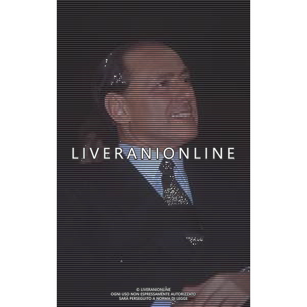 DIAP-RETROSPETTIVA SILVIO BERLUSCONI PRESIDENTE DEL MILAN CALCIO E POLITICO NELLA FOTO SILVIO BERLUSCONI NELL\'ANNO 1992-1993 A MILANO AG ALDO LIVERANI SAS