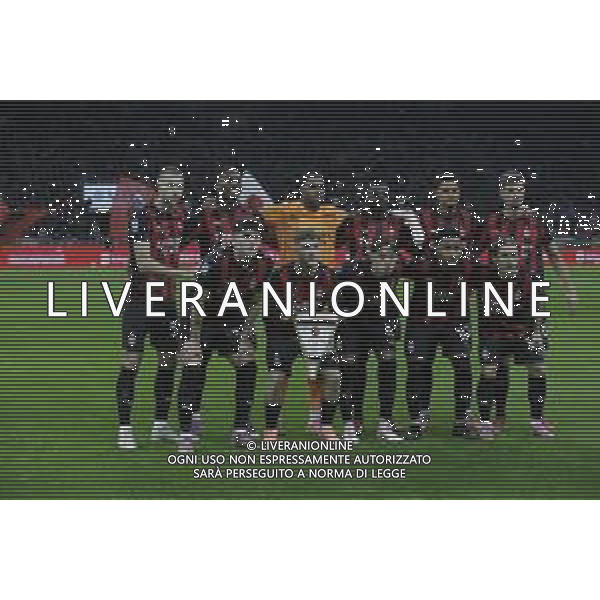 FORMAZIONE MILAN ©PAOLO GIAMPIETRI - AGENZIA ALDO LIVERANI SAS - MILAN vs ROMA CAMPIONATO CALCIO SERIE A 02.11.2025