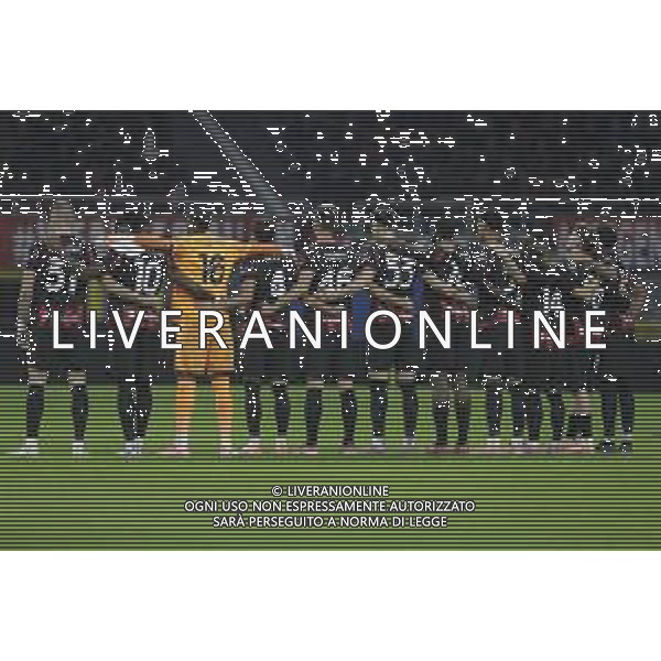 MINUTO DI SILENZIO ©PAOLO GIAMPIETRI - AGENZIA ALDO LIVERANI SAS - MILAN vs ROMA CAMPIONATO CALCIO SERIE A 02.11.2025