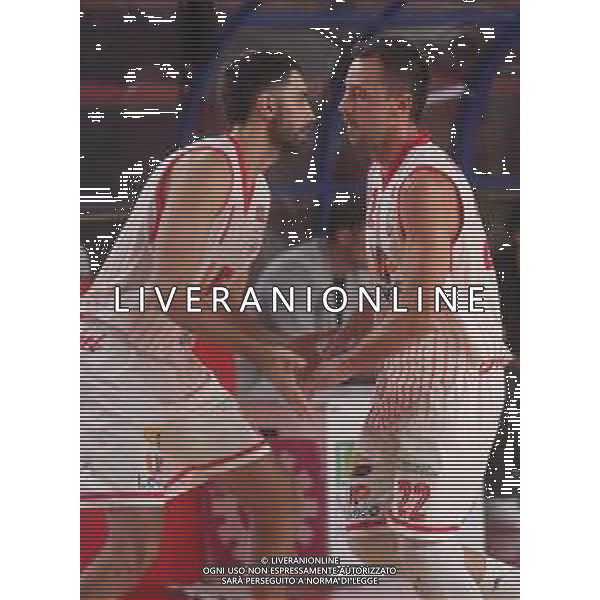 IMOLA 03 11 2025 UP ANDREA COSTA-UMANA SAN GIOBBE CHIUSI SERIE B1 NELLA FOTO DA SINISTRA ROBERTO CHESSARI E GIACOMO SANGUINETTI UP ANDREA COSTA IMOLA SANNA - AGENZIA ALDO LIVERANI SAS