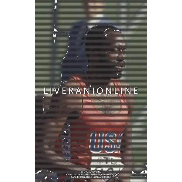 DIAP-RETROSPETTIVA EDWIN MOSES ATLETA NELLA FOTO EDWIN MOSES NELL\'ANNO 1983 AG ALDO LIVERANI SAS