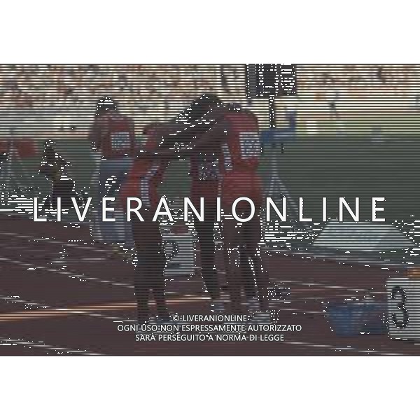 DIAP-RETROSPETTIVA EDWIN MOSES ATLETA NELLA FOTO EDWIN MOSES NELL\'ANNO 1983 AG ALDO LIVERANI SAS