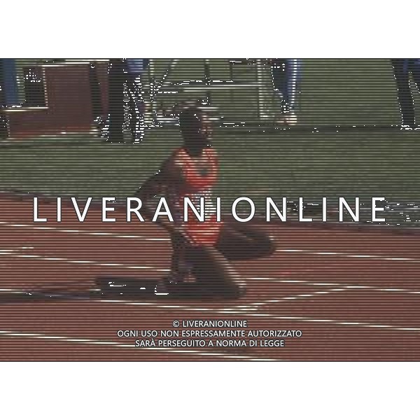 DIAP-RETROSPETTIVA EDWIN MOSES ATLETA NELLA FOTO EDWIN MOSES NELL\'ANNO 1983 AG ALDO LIVERANI SAS