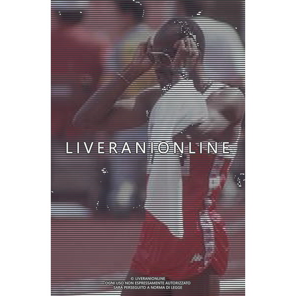 DIAP-RETROSPETTIVA EDWIN MOSES ATLETA NELLA FOTO EDWIN MOSES NELL\'ANNO 1988 ALLE OLIMPIADI DI SEUL AG ALDO LIVERANI SAS