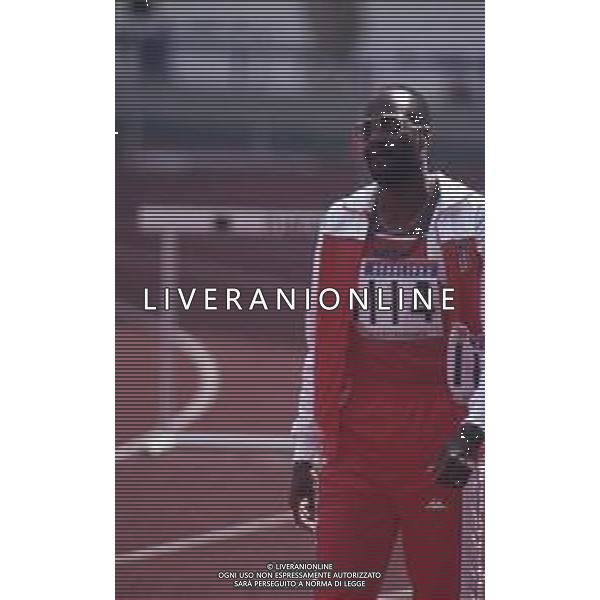 DIAP-RETROSPETTIVA EDWIN MOSES ATLETA NELLA FOTO EDWIN MOSES NELL\'ANNO 1988 ALLE OLIMPIADI DI SEUL AG ALDO LIVERANI SAS