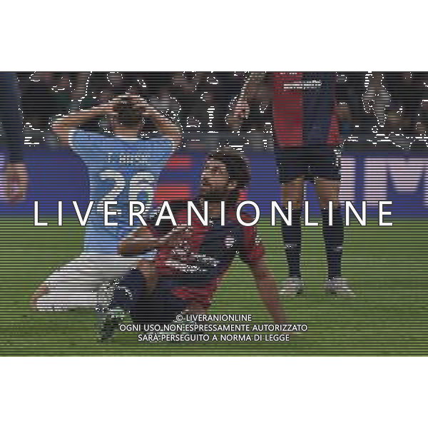 Lazio vs Cagliari Campionato Serie A Enilive - 10 Giornata Stadio Olimpico - Roma 03-11-2025 nella foto Delusione Basic Foto Federico Gaetano - ag Aldo liverani- AGENZIA ALDO LIVERANI SAS