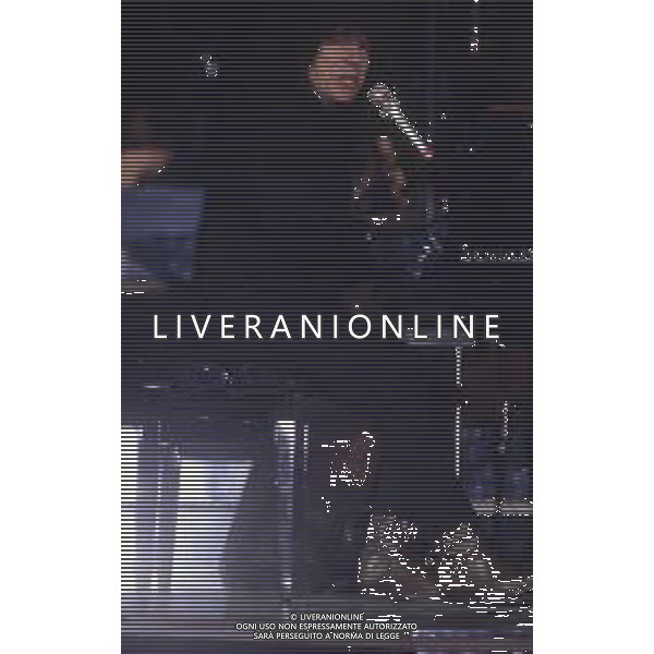 DIAP-RETROSPETTIVA RICCARDO COCCIANTE CANTANTE NELLA FOTO RICCARDO COCCIANTE AL FESTIVAL DI SANREMO NELL\'ANNO 1991 AG ALDO LIVERANI SAS