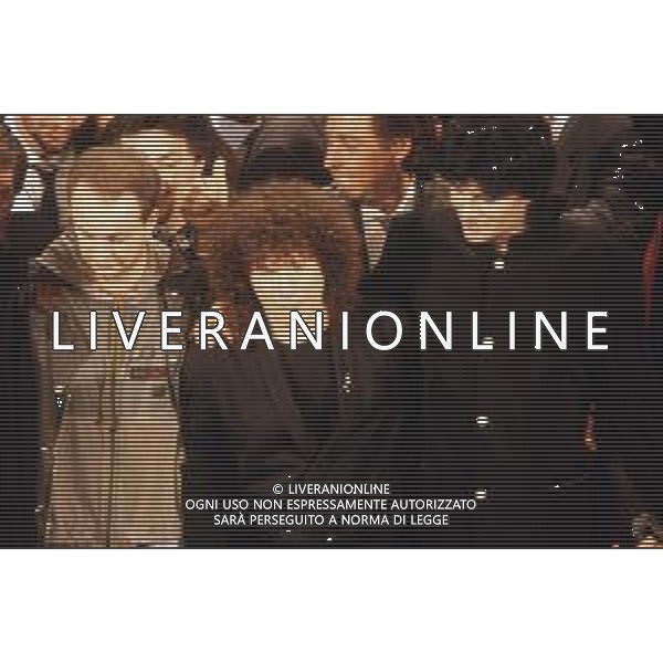 DIAP-RETROSPETTIVA RICCARDO COCCIANTE CANTANTE NELLA FOTO RICCARDO COCCIANTE AL FESTIVAL DI SANREMO NELL\'ANNO 1991 CON MARCO MASINI E RENATO ZERO