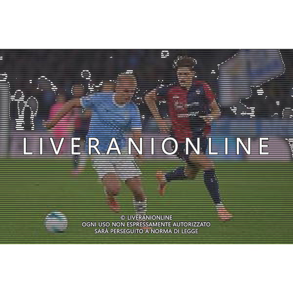 Lazio vs Cagliari Campionato Serie A Enilive - 10 Giornata Stadio Olimpico - Roma 03-11-2025 nella foto Isaksen e Palestra Foto Federico Gaetano - ag Aldo liverani- AGENZIA ALDO LIVERANI SAS