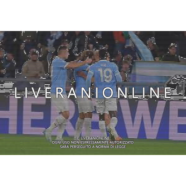 Lazio vs Cagliari Campionato Serie A Enilive - 10 Giornata Stadio Olimpico - Roma 03-11-2025 nella foto Esultanza Lazio Foto Federico Gaetano - ag Aldo liverani- AGENZIA ALDO LIVERANI SAS